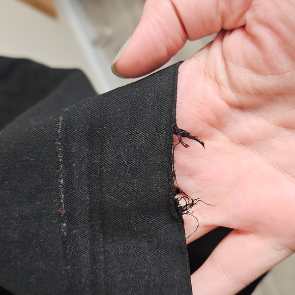 RALPH Lauren Sanderson Black Flat Front Pants Size 10 GUC - Picture 6 of 7